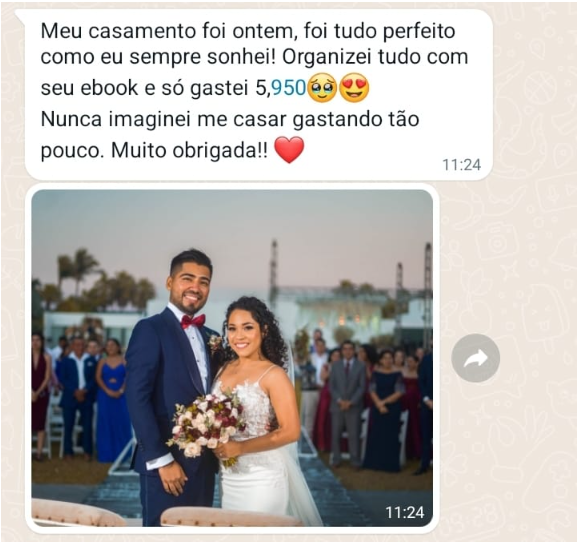 Prova Social - Casamento perfeito e barato